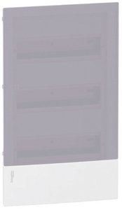 Фото Schneider Electric MIP22312 MINI PRAGMA ЩИТ ВСТРАИВ. С БЕЛОЙ ДВ. 3РЯД/36МОД,IP40,IK07,63А,2 клеммы,Италия