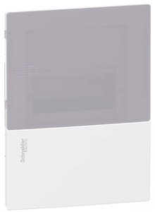 Фото Schneider Electric MIP22106T MINI PRAGMA ЩИТ ВСТРАИВ. С ДЫМЧАТОЙ ДВ. 1РЯД/6МОД,IP40,IK07,63А,2 клеммы,Италия