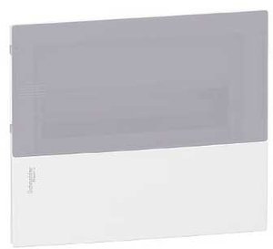 Фото Schneider Electric MIP22112S MINI PRAGMA ЩИТ ВСТРАИВ. С ПРОЗРАЧ. ДВ. 1РЯД/12МОД,IP40,IK07,63А,2 клеммы,Италия