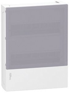 Фото Schneider Electric MIP12212 MINI PRAGMA ЩИТ НАВЕСНОЙ С БЕЛОЙ ДВ. 2РЯД/24МОД,IP40,IK07,63А,2 клеммы,Италия