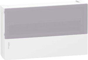 Фото Schneider Electric MIP12118S MINI PRAGMA ЩИТ НАВЕСНОЙ С ПРОЗРАЧ. ДВ. 1РЯД/18МОД,IP40,IK07,63А,2 клеммы,Италия
