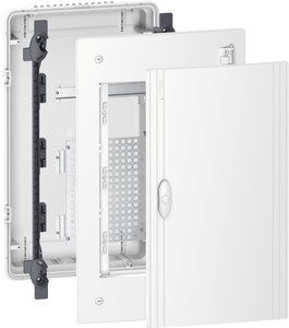 Фото Schneider Electric PRA318FU PRAGMA IT щит МУЛЬТИМЕДИЙНЫЙ встраив. с белой дв. 3РЯДАх18МОД,IP40, IK07, Италия