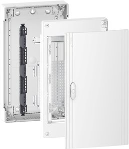 Фото Schneider Electric PRA313SU PRAGMA IT щит МУЛЬТИМЕДИЙНЫЙ навесной с белой дв. 3РЯДАх13МОД,IP40, IK07, Италия
