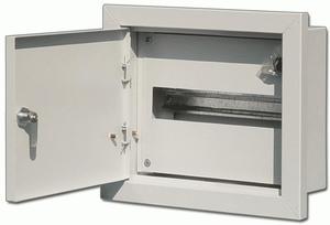 Фото DEKraft 30101DEK Корпус мет. встр. 280х330х120, 12 мод., IP31, ЩРВ-12