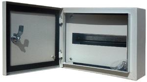 Фото DEKraft 30250DEK Корпус мет. нав. 250х300х120, 12 мод., IP54, ЩРН-12
