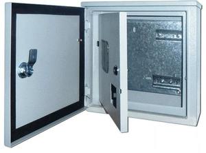 Фото DEKraft 30410DEK Корпус мет. учет. нав. 300х310х150, 1ф, 2дв., 7 мод., IP54