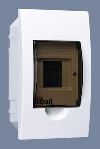 Фото DEKraft 31001DEK Корпус пласт. встраиваемый 4 модуля, IP41, ЩРВ-П