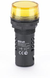 Фото DEKraft 25120DEK Лампа комм. ADDS ?22 мм LED жел. 220В AC/DC ЛK-22