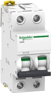 Фото Schneider Electric Acti 9 A9F73201 Автоматический выключатель двухполюсный 1А (6 кА, B)