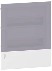 Фото Schneider Electric MIP22212 MINI PRAGMA ЩИТ ВСТРАИВ. С БЕЛОЙ ДВ. 2РЯД/24МОД,IP40,IK07,63А,2 клеммы,Италия