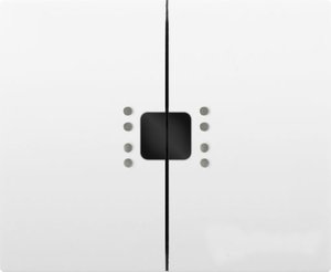 Фото Legrand Galea Life 771070 Клавиша двойная (индикация, white)