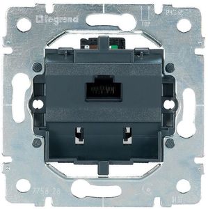 Фото Legrand Galea Life 775828 Розетка компьютерная (RJ45, cat.6, UTP, механизм, скрытая установка)