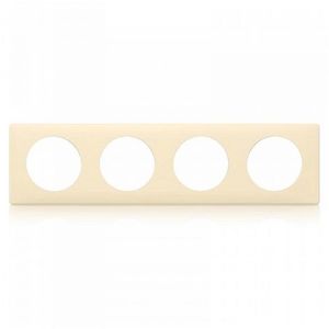 Фото Legrand Celiane DIY 696934 Рамка 4-постовая (слоновая кость)
