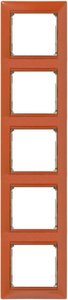 Фото Legrand Valena 770019 Рамка 5-постовая (вертикальная, терра)