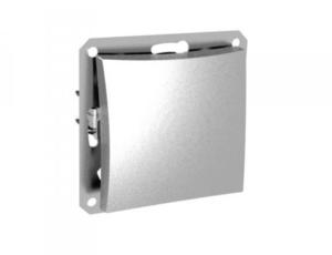 Фото Schneider Electric WDE000311 ДУЭТ 1-клавишный ВЫКЛЮЧАТЕЛЬ, сх.1, 10АХ, механизм, СЕРЕБРИСТЫЙ