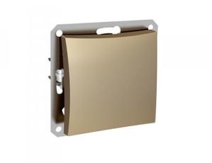 Фото Schneider Electric WDE000411 ДУЭТ 1-клавишный ВЫКЛЮЧАТЕЛЬ, сх.1, 10АХ, механизм, ШАМПАНЬ