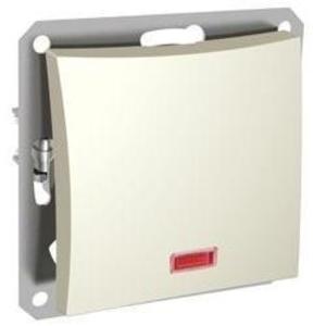 Фото Schneider Electric WDE000263 ДУЭТ 1-клавишный ПЕРЕКЛЮЧАТЕЛЬ с подсветкой, сх.6а, 10АХ, механизам, БЕЖЕВЫЙ