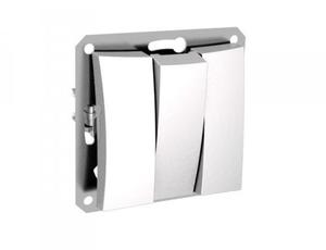 Фото Schneider Electric WDE000131 ДУЭТ 3-клавишный ВЫКЛЮЧАТЕЛЬ, сх.3, 10АХ, механизм, БЕЛЫЙ