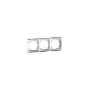 Фото Schneider Electric Дуэт WDE000103 Рамка 3-постовая (универсальная, белый)