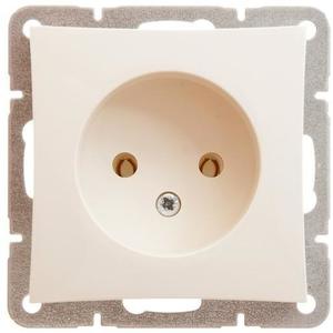 Фото Schneider Electric Дуэт WDE000241 Розетка одинарная (16 А, IP20, под рамку, скрытая установка, бежевая)