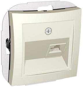 Фото Schneider Electric Дуэт WDE000281 Розетка телефонная (RJ11, под рамку, скрытая установка, белая)