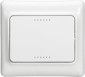 Фото Legrand Kaptika 782104 Выключатель проходной (10 А, в сборе, скрытая установка, белый)