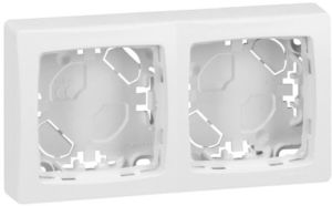 Фото Legrand Oteo 086092 Установочная коробка двойная (белая)