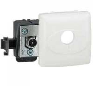 Фото Legrand Oteo 086140 Розетка телевизионная (TV, под коробку, открытая установка, белая)