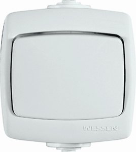 Фото Schneider Electric Рондо VA66-102B-BI Переключатель одноклавишный (6 А, в сборе, о/у, белый)
