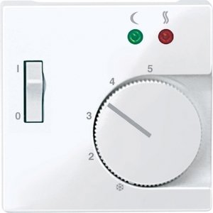 Фото Merten M-Elegance/M-Plan MTN534925 Крышка для терморегулятора (поворотный, белый)