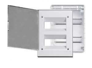 Фото ABB 1SZR004002A1207 Бокс в нишу 24М серая дверь Basic E (с клеммами)