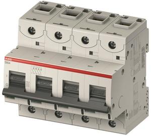 Фото ABB S800 2CCS884001R0825 Автоматический выключатель четырехполюсный 100А (25 кА, B)