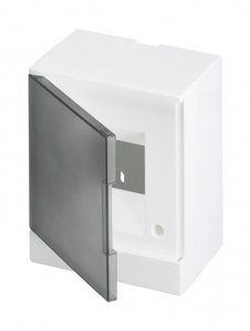 Фото ABB 1SZR004002A2201 Basic E Бокс настенный 4М серая прозрачная дверь (с клеммами)