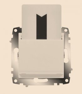 Фото ABB Cosmo 619-011400-265 Выключатель карточный (10 А, под рамку, скрытая установка, титан)
