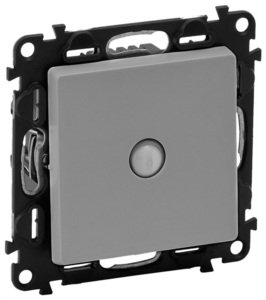 Фото Legrand Valena Life 752365 Переключатель с датчиком движения (10 А, под рамку, с/у, алюминий)