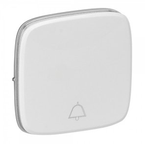 Фото Legrand Valena Allure 755015 Клавиша одиночная (символ «звонок», белая)