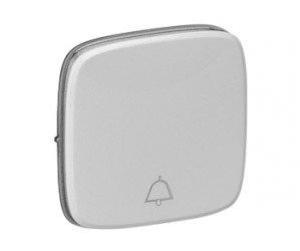 Фото Legrand Valena Allure 755017 Клавиша одиночная (символ «звонок», алюминий)