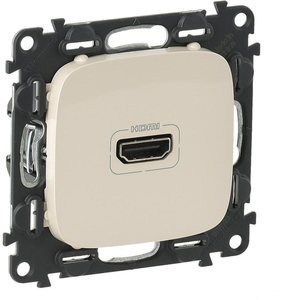Фото Legrand Valena Allure 754716 Розетка видео (HDMI, под рамку, скрытая установка, слоновая кость)