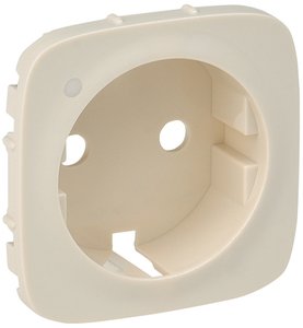 Фото Legrand Valena Allure 754856 Крышка розетки с индикатором (2P+E, слоновая кость)