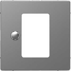 Фото Merten D-Life MTN5775-6036 Крышка для терморегулятора (сенсорный, нержавеющая сталь)