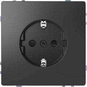 Фото Schneider Electric Merten D-Life MTN2300-6034 Розетка с заземляющим контактом (16 А, под рамку, шторки, скрытая установка, антрацит)
