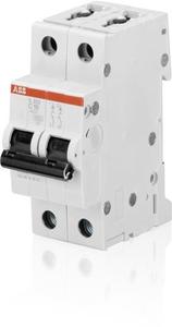 Фото ABB S202 2CDS252001R0634 Автоматический выключатель двухполюсный 63А (6 кА, C)