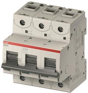 Фото ABB S800 2CCS883001R0104 Автоматический выключатель трехполюсный 10А (25 кА, C)