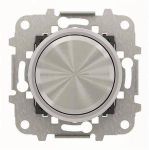 Фото ABB Sky Moon 2CLA866000A1401 Светорегулятор поворотный (500 Вт, под рамку, с/у, хром)