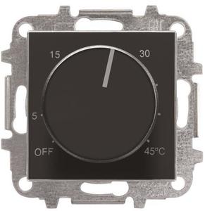 Фото ABB Sky Niessen 2CLA854090A1501 Крышка для терморегулятора (поворотный, черный бархат)