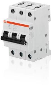 Фото ABB S203 2CDS253001R0081 Автоматический выключатель трехполюсный 8А (6 кА, D)