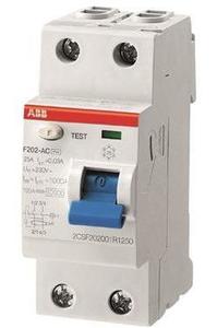 Фото ABB F200 2CSF202101R3900 Выключатель дифференциального тока двухполюсный 100А 300мА (тип А)