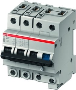 Фото ABB FS453E 2CCL464111E0104 Выключатель дифференциального тока трехполюсный+N 10А 30мА (тип А)