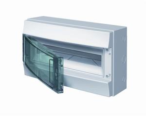 Фото ABB 1SL1203A00 Mistral65 бокс настенный 18М прозрачная дверь (без клемм)