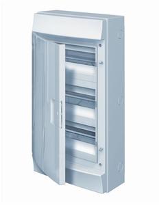 Фото ABB 1SL1106A00 Mistral65 бокс настенный 36М непрозрачная дверь 3 ряда (без клемм)